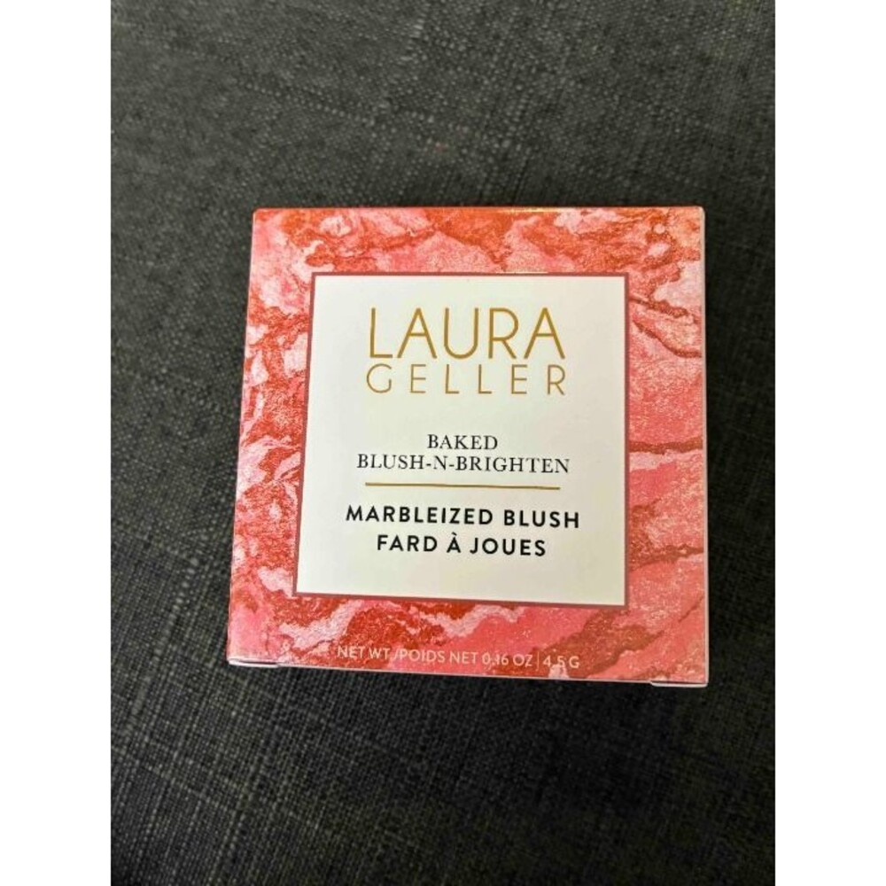 Laura Geller Baked Blush-N-Brighten Marbelized Blush Tropic Hues 16 oz New W Box